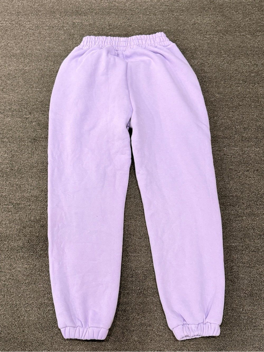 Women's Lavender Knit Joggers with Elastic Waist - Picture 6 of 6